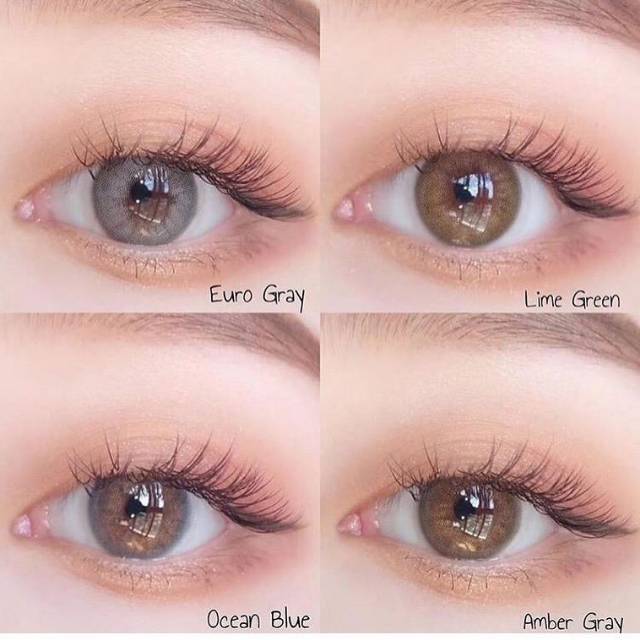 Softlens i-DoL Desire by Princess - Warna Euro Amber Lime Ocean