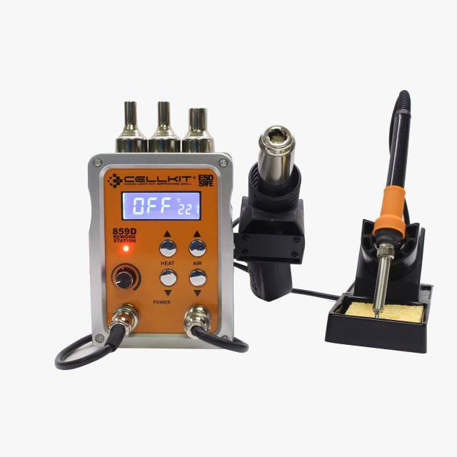 BLOWER DIGITAL CELLKIT CK 859D + SOLDER STATION CK 936D