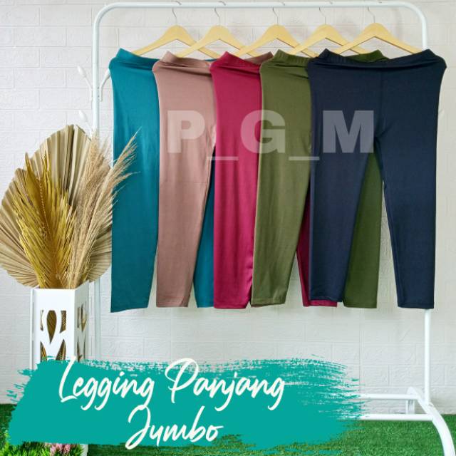 Legging Panjang Spandek High Jumbo BB 60-90Kg Legging Murah BerKualitas Premium Bisa Cod