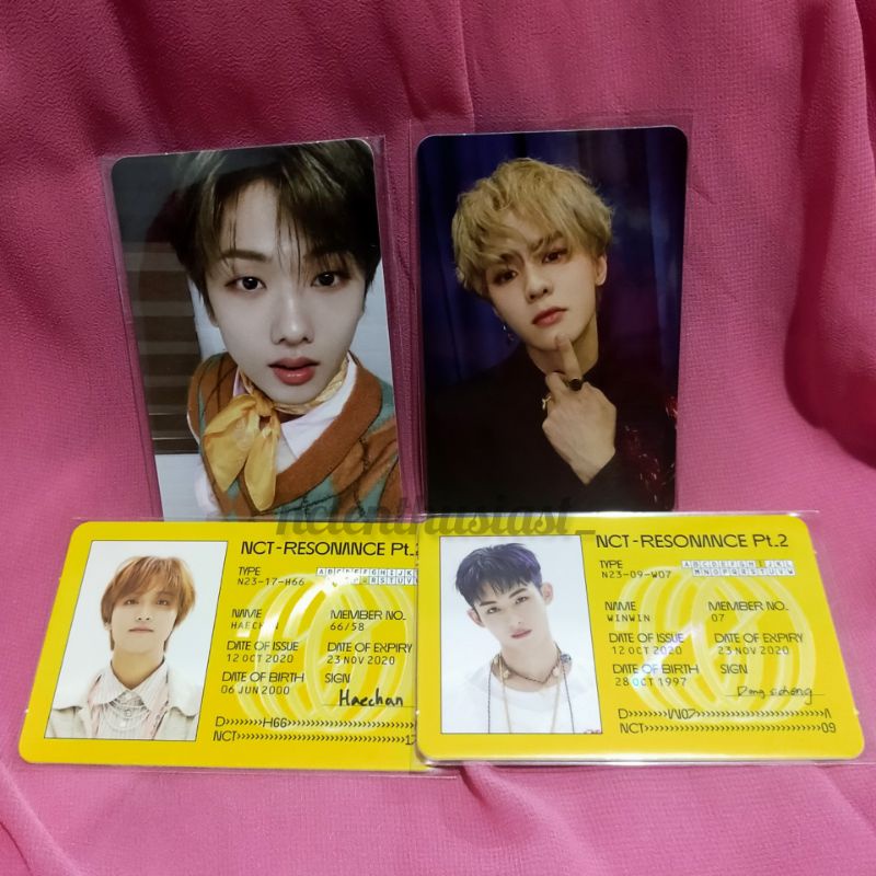 UNSEALED NCT 2020 RESONANCE PT 2 DEPARTURE ARRIVAL PC JISUNG KUN ID HAECHAN WINWIN