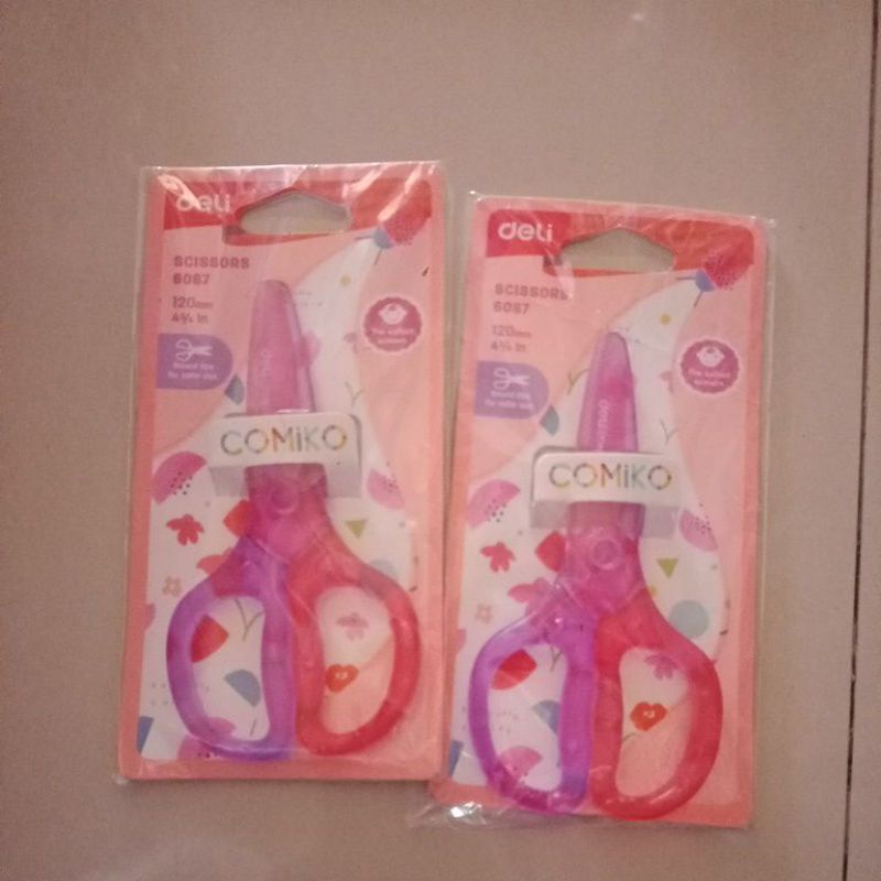 

1pc Gunting anak transparan warna warni