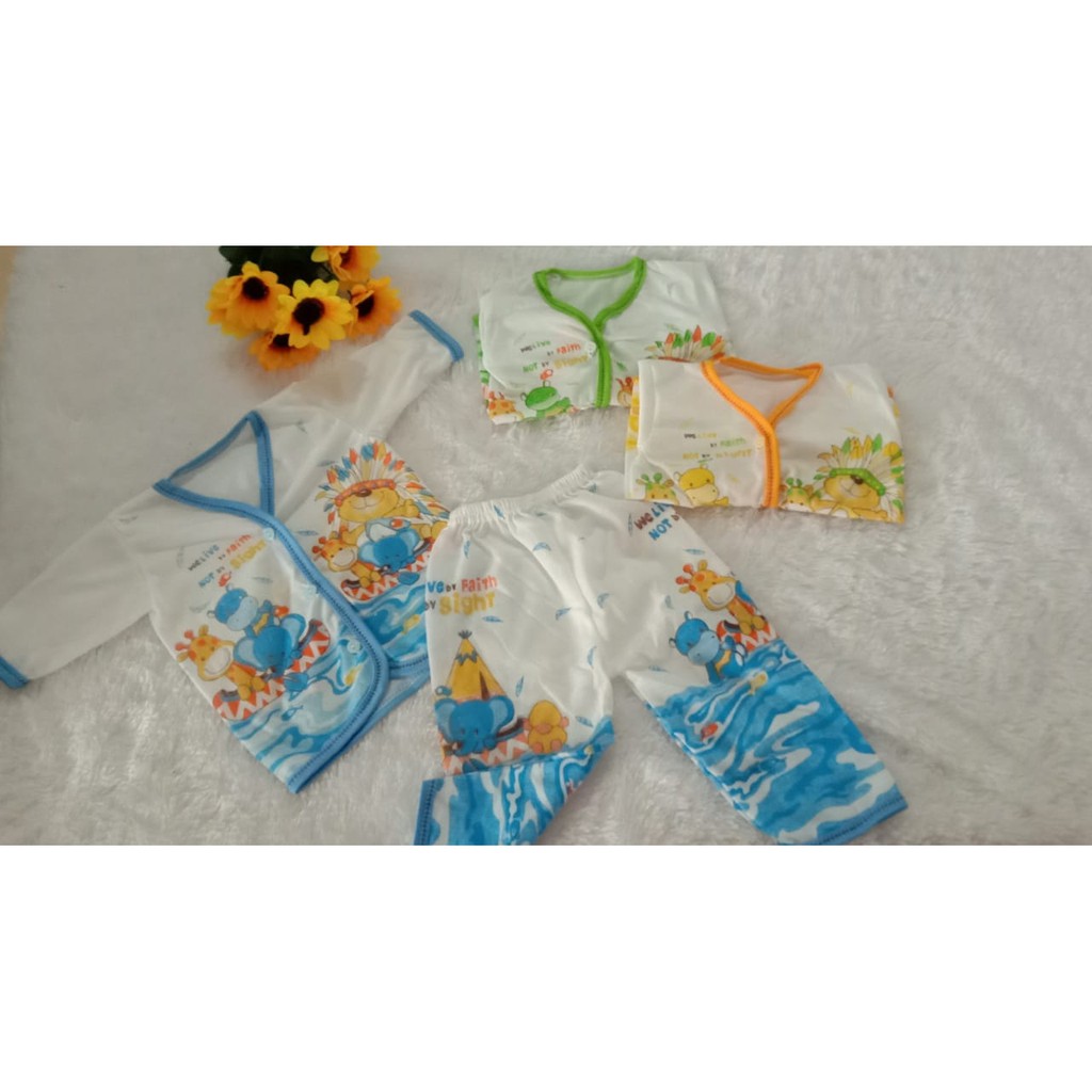 Paket Lahiran Lengkap (Baju Bayi Baru Lahir + Peralatan Mandi Bayi + Bedong Bayi + Perlak) Kado Lahiran