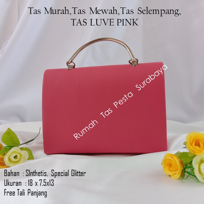 Tas Murah,Tas Mewah,Tas Selempang,TAS LUVE PINK