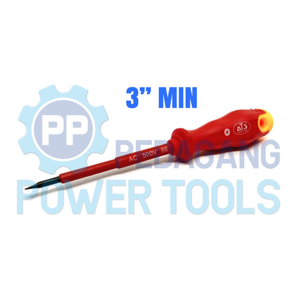 ATS OBENG LISTRIK AC 3 INCH MINUS GAGANG KARET ELECTRIC SCREWDRIVER