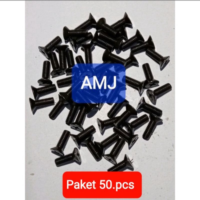 (Paket 50.PCS)Baut Tutup Minyak Rem Atas