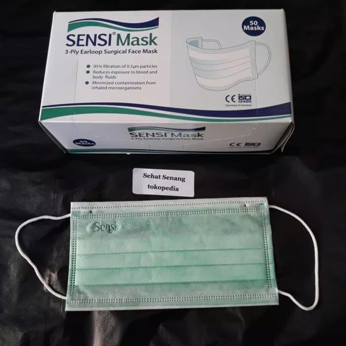 masker karet sensi 1box isi 50bh