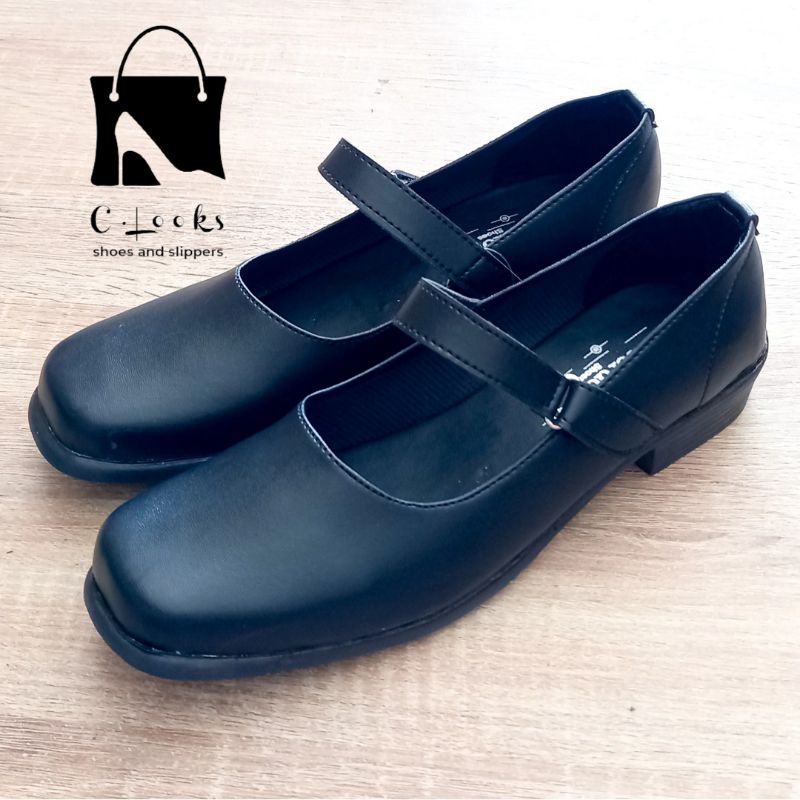 Sepatu Pantofel Sekolah Paskibraka Hak 3Cm Size 36-41