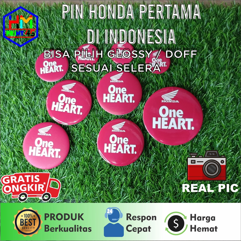 PIN HONDA CUSTOM UKURAN SUKA-SUKA BEST QUALITY