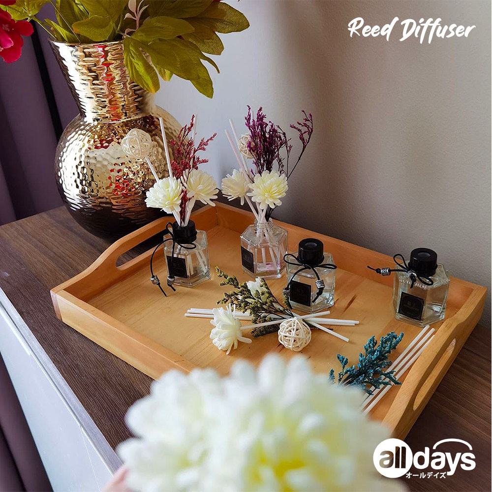 Alldays Reed Diffuser Aromatherapy Pengharum / Pewangi Ruangan Floral Hexagonal 10 Varian