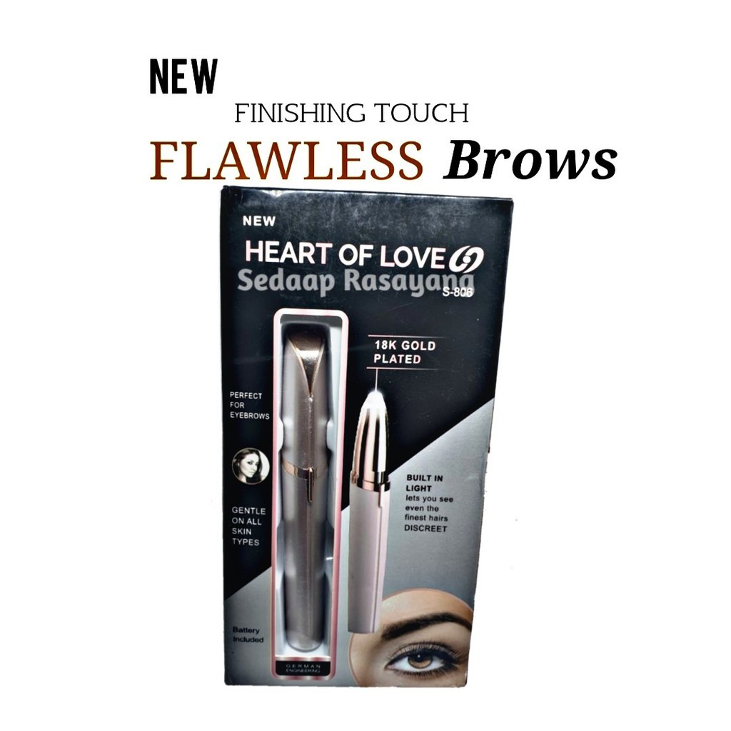 Pencukur Alis Flawless Brows Finishing Touch