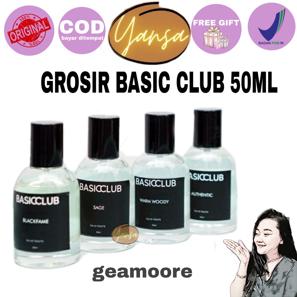 GROSIR PARFUM BASIC CLUB GEAMOORE 50 ML