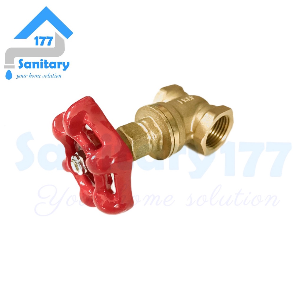 Gate Valve 1/2 Inch Frap- Stop Kran air Keran Putar 1/2in setop gat valve kuningan brass garansi