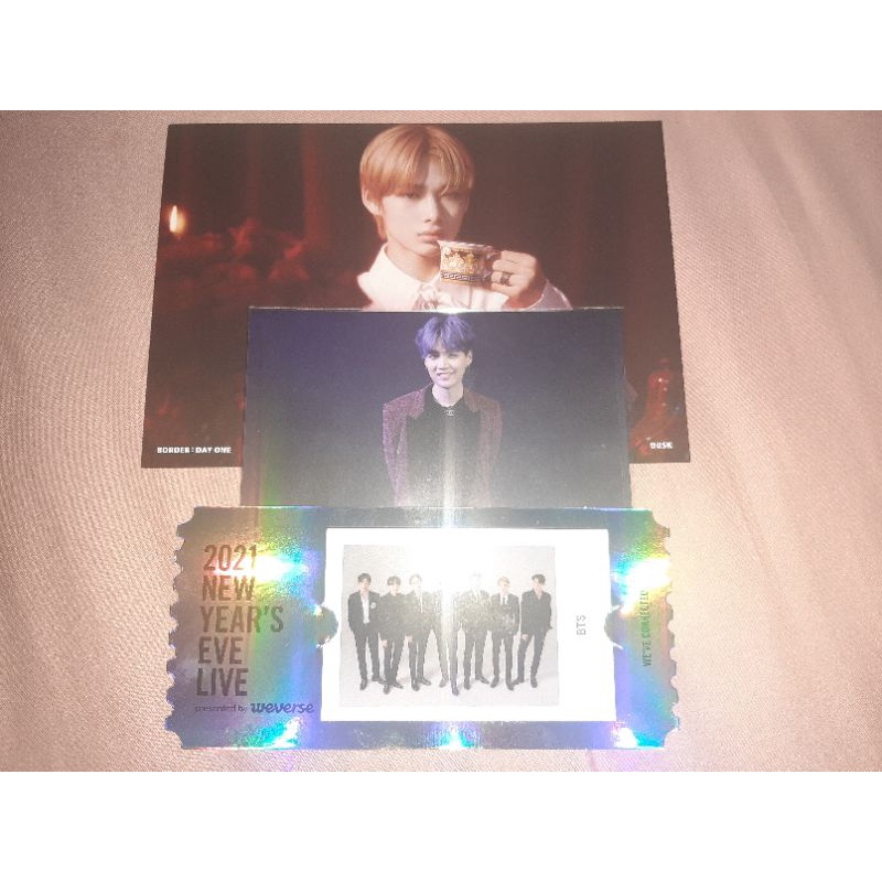 BTS Postcard Broadcast Photo Yoongi Bundles