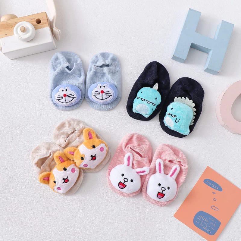 Babylovanta Kaos Kaki 3D karakter lucu bayi / kaos kaki timbul / kaos kaki bantal 0-6bulan 2