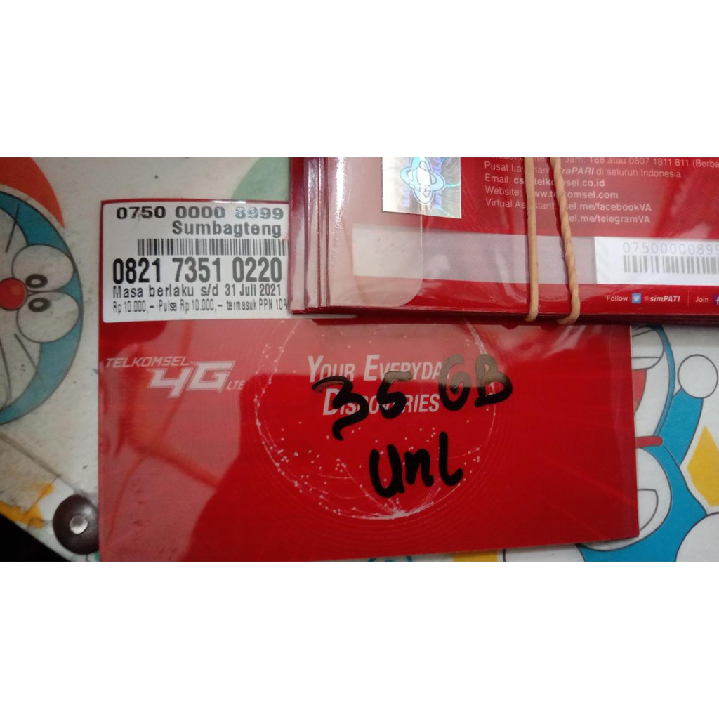 KARTU PERDANA TELKOMSEL 35GB MAX UNLIMITED