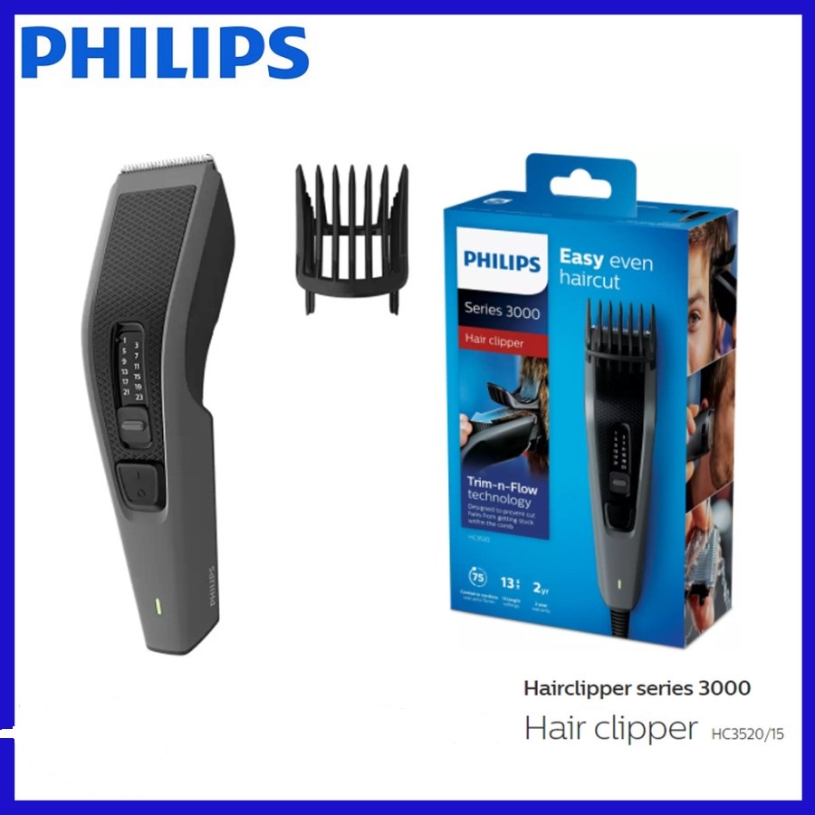 ALAT CUKUR RAMBUT PHILIPS HC3520/15 HAIRCLIPPER SERIES 3000 - HITAM