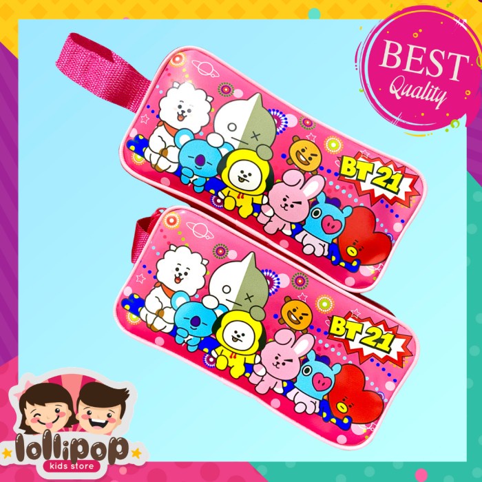 

Mantap Kotak Pensil Karakter Sereting Bt21 Pink Bagus Murah Gilaa!!!