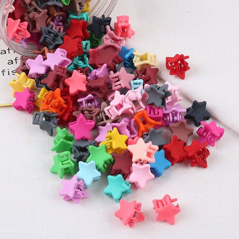 Jedai Doff Mini Karakter Jepit Rambut Lucu Imut Jepitan Poni Rambut Mini Jepit Rambut Baby Jepit Kutu-JM-MICRO STARS