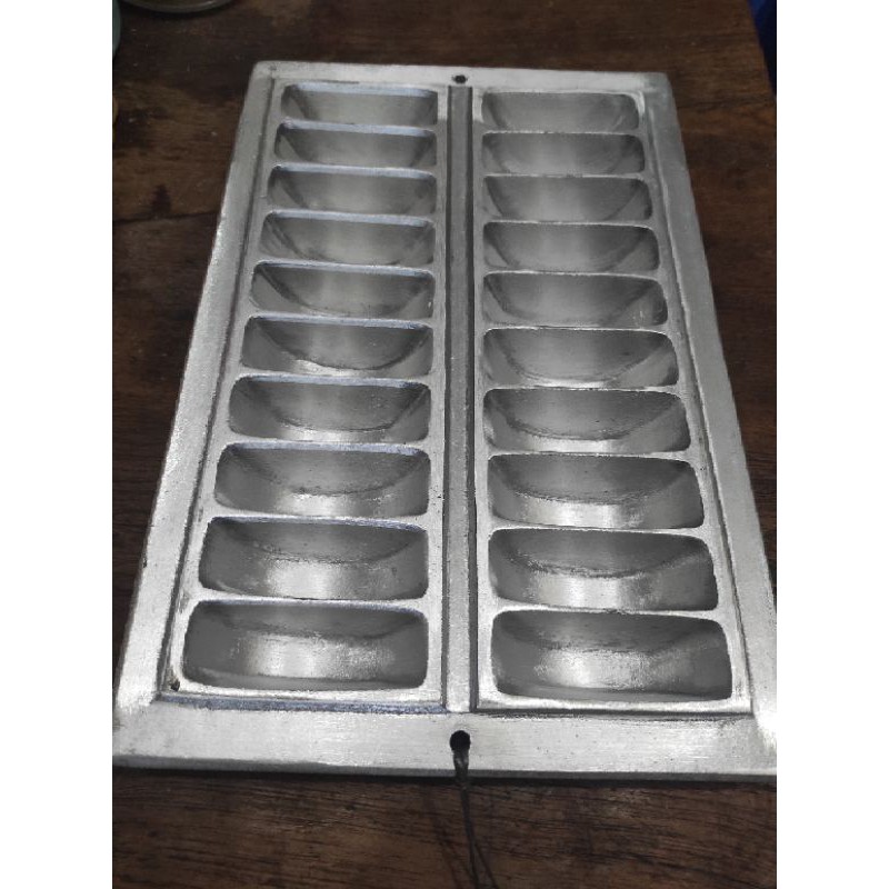 CETAKAN KUE PUKIS, PANCONG, BANDROS 20 LUBANG (1SET SAMA TUTUP, CUNGKILAN)