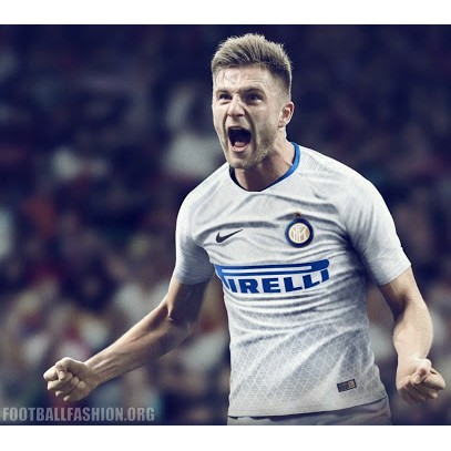 JERSEY BOLA INTER MILAN AWAY 2018 2019 GRADE ORI