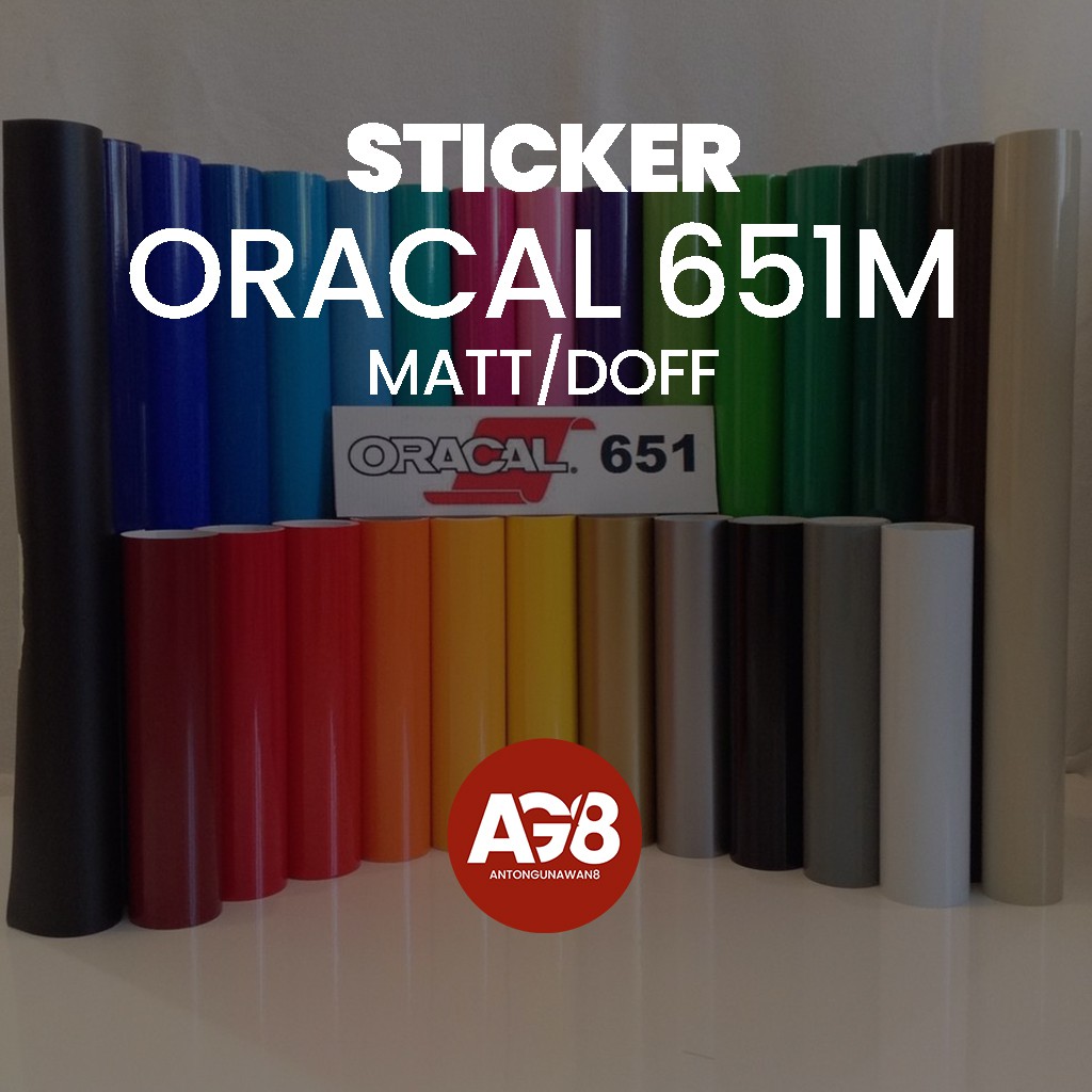 Sticker Oracal 651m Matte Doff Germany Shopee Indonesia