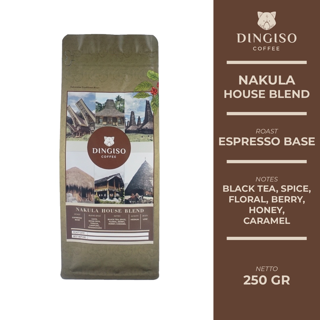 

Kopi House Blend Nakula / Roasted Beans / Biji Kopi 250 gr