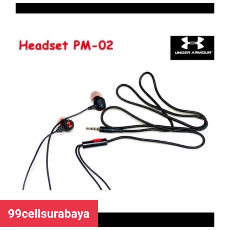 headset PM02 handsfree PM-02 Earphone high Quality Mega bass