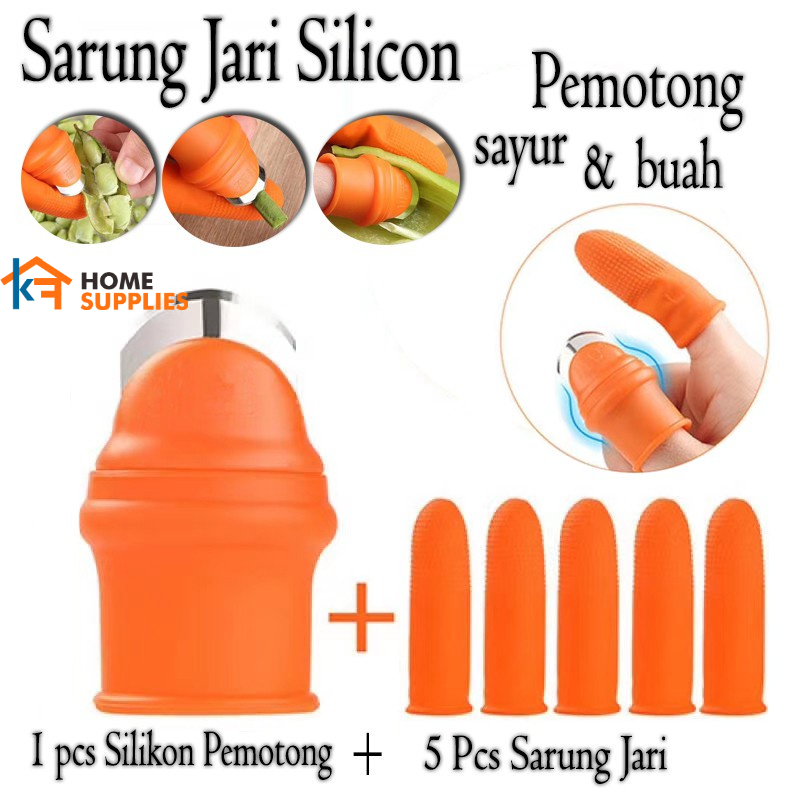 KF Sarung Jari Jempol Cover Pisau Pemotong Sayur Buah / Sarung Cover Pisau Jempol Pemotong Sayur Buah