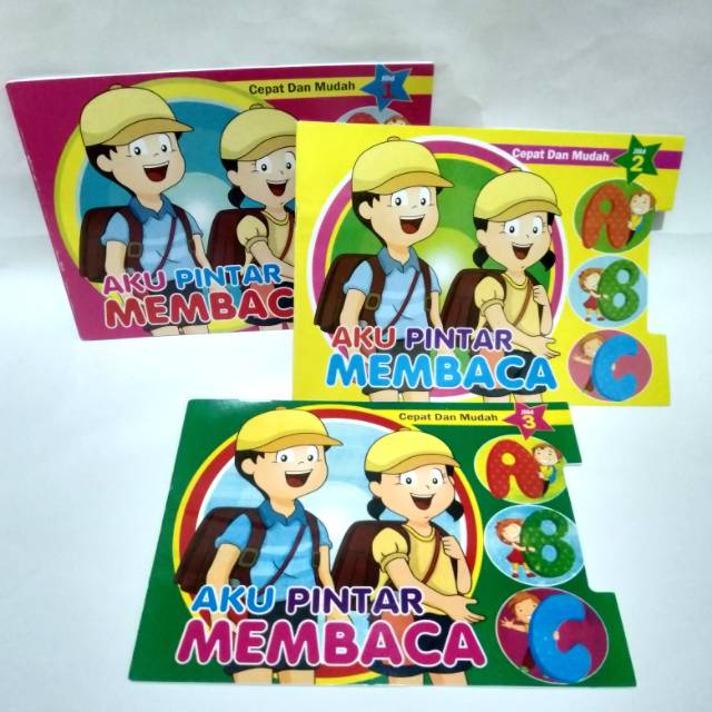 Buku Anak Aku Pintar Membaca (DM) / Paket Isi 3pcs