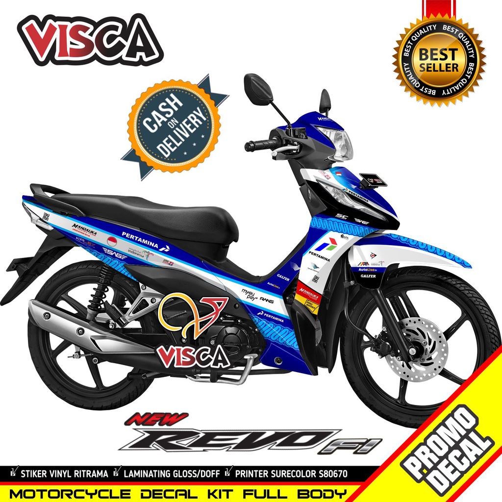 Decal Revo Fit Full Body Stiker Revo Fit Full Body Striping Revo Fit Variasi Keren Decal Hologram Re