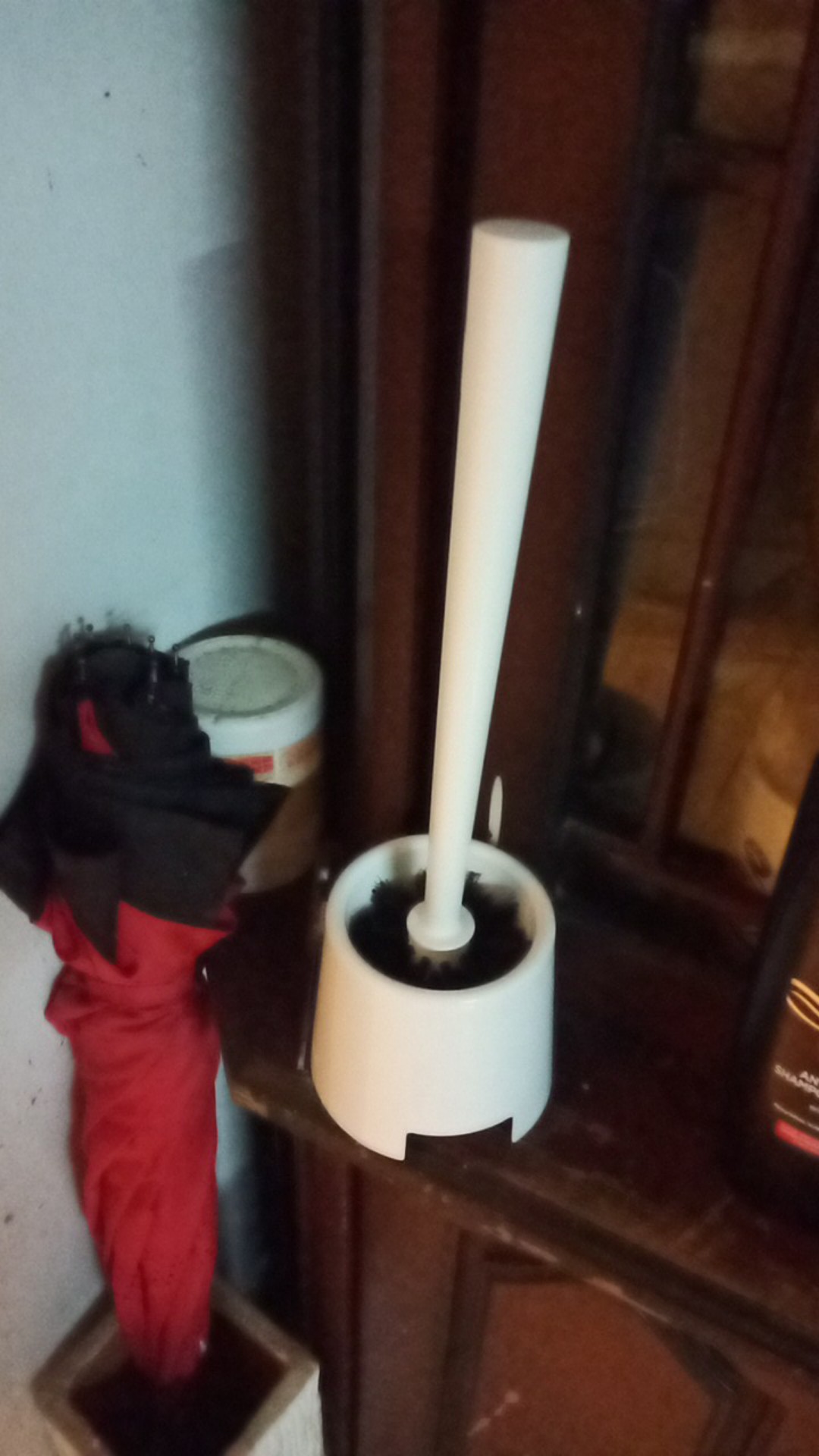 Bolmen Sikat Toilet Wc Dengan Dudukan Toilet Brush Putih !kea - Putih