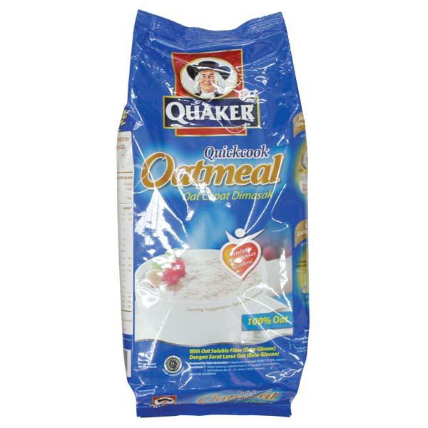 

Quaker Quick Cooking Oatmeal Bag 800 Gr