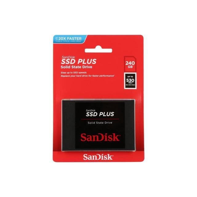 SSD SANDISK 2.5 SSD PLUS 240 GB (530Mbps)