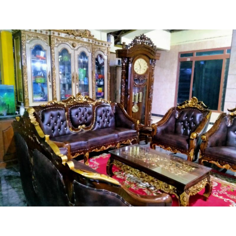 Kursi Sofa Ukir Jati Asli Jepara