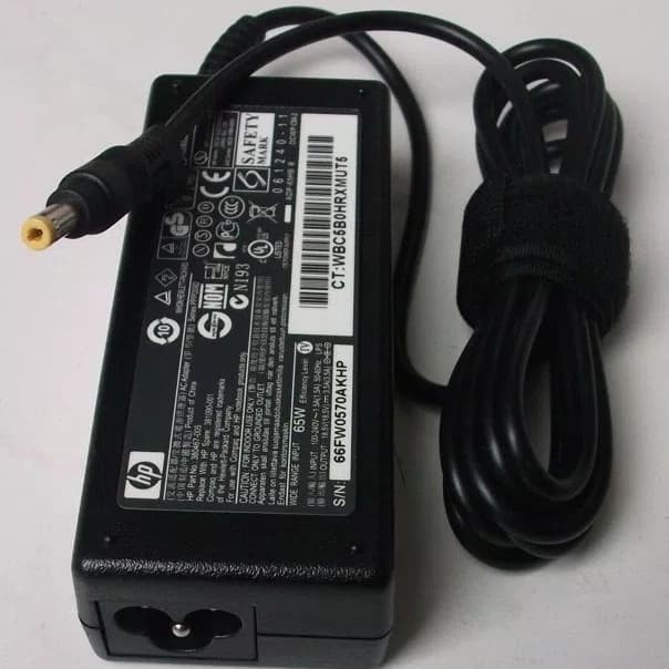 Adaptor Charger Casan Carger  HP 500 510 520 Compaq CQ510 V3000 V3500 18.5v 3.5a Pavilion dv2000 dv2300 dv2500 OEM