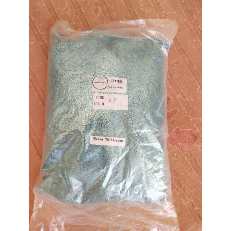 SERBUK GLITTER ANEKA WARNA BIRU / GLITTER BIRU