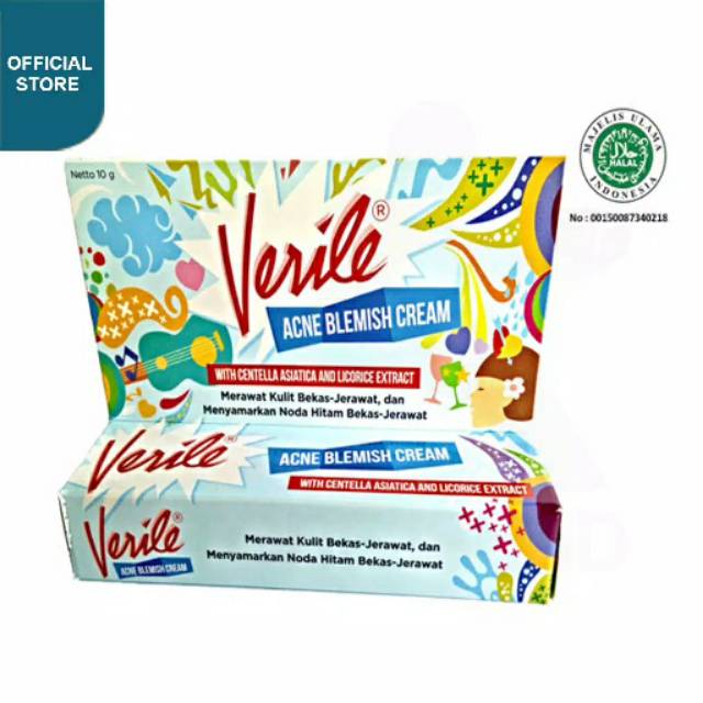 Jual Verile Acne Blemish Cream 10 GR Indonesia|Shopee Indonesia