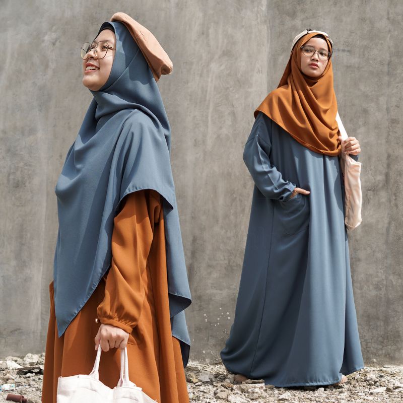 Gamis Kisha Bahan Wollycrepe by Hijab Alila Gamis Abaya