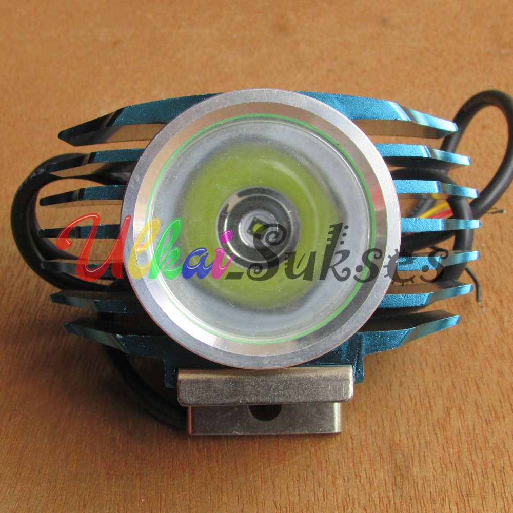 Lampu Tembak Motor l Variasi Aksesoris Lampu Sorot Fokus 1 Mata LED Cahaya Putih Super Terang 12V Waterproof Lampu Tembak Depan Variasi Motor Dan Mobil Universal Murah