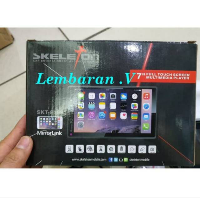 Double Din android Skeleton SKT-8189 7 inc mobil universal