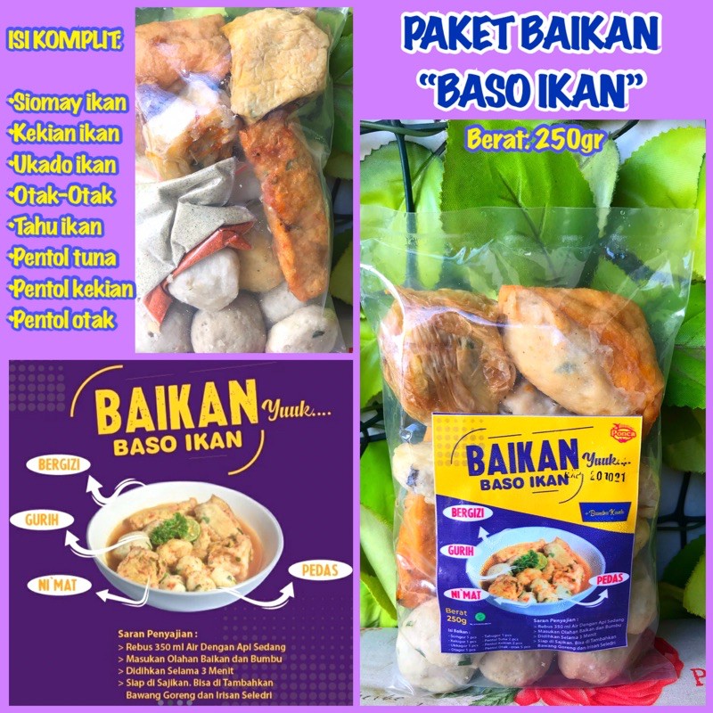 Paket Baikan Aneka Baso Ikan