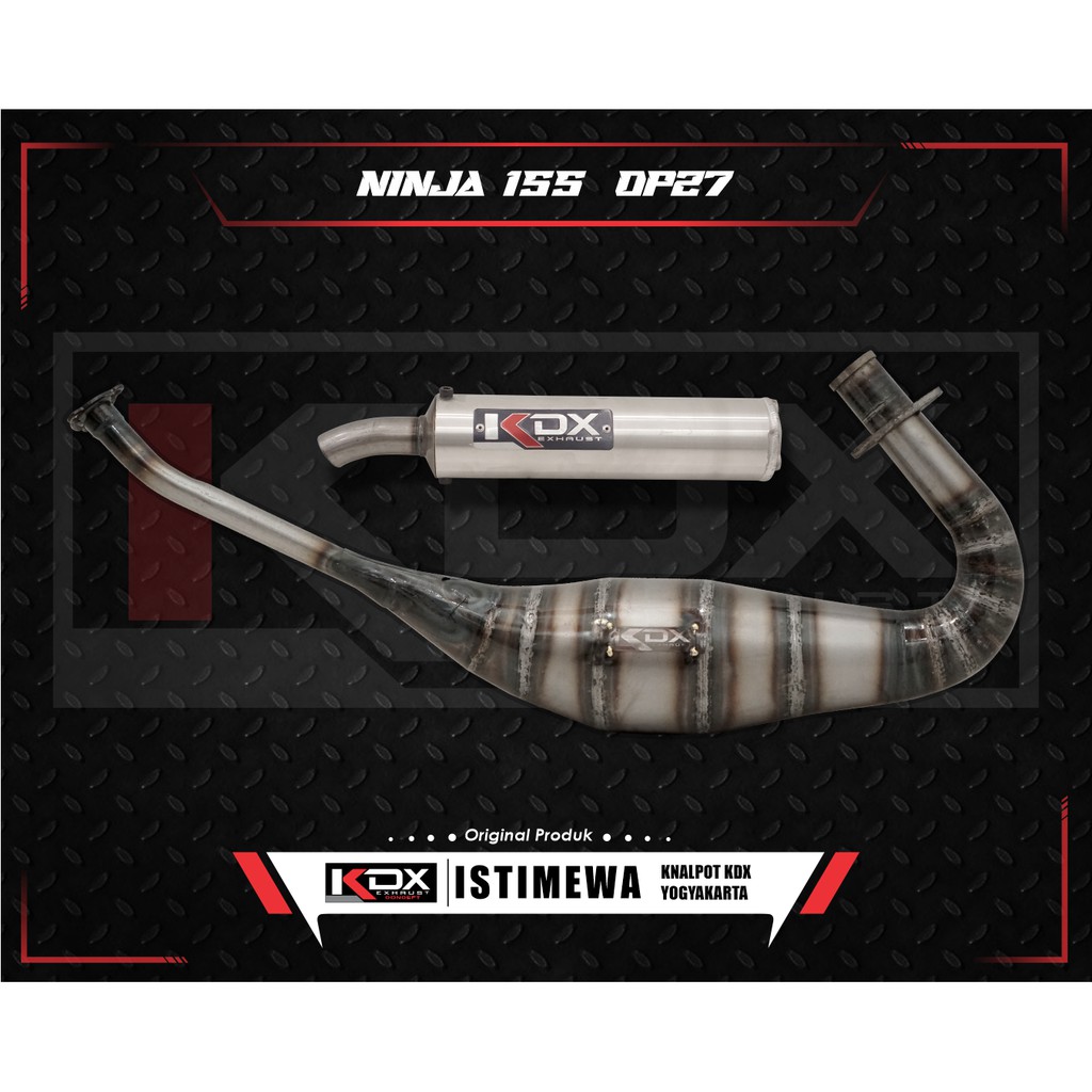 Knalpot KDX Ninja Frame Standar 155 OP27 ORIGINAL KDX YOGYAKARTA
