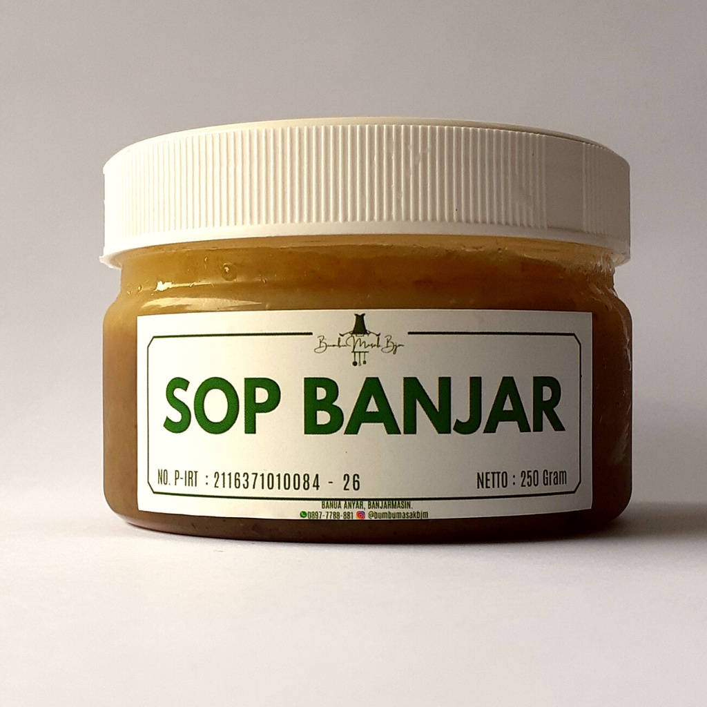 

Bumbu Sop Banjar kemasan Toples 250gr