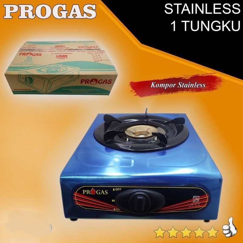 kompor progas 1 TUNGKU + Free selang gas paket  Winn Gas