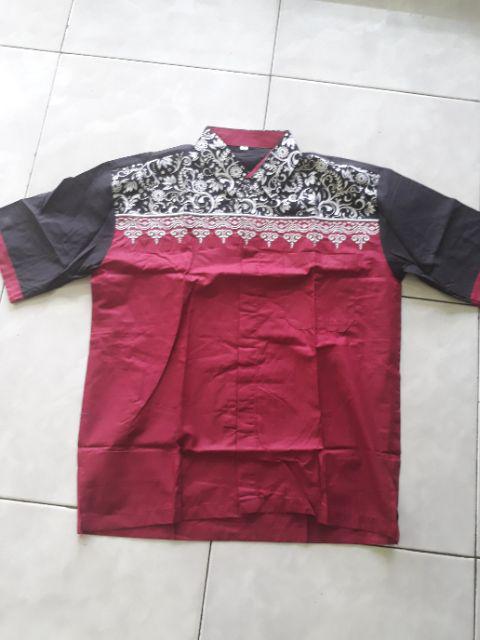 Terhitz Kemeja Panjang Pria Cowok Gatlemen Cowok Biru Navy Dongker Polos Formal Kantor Murah