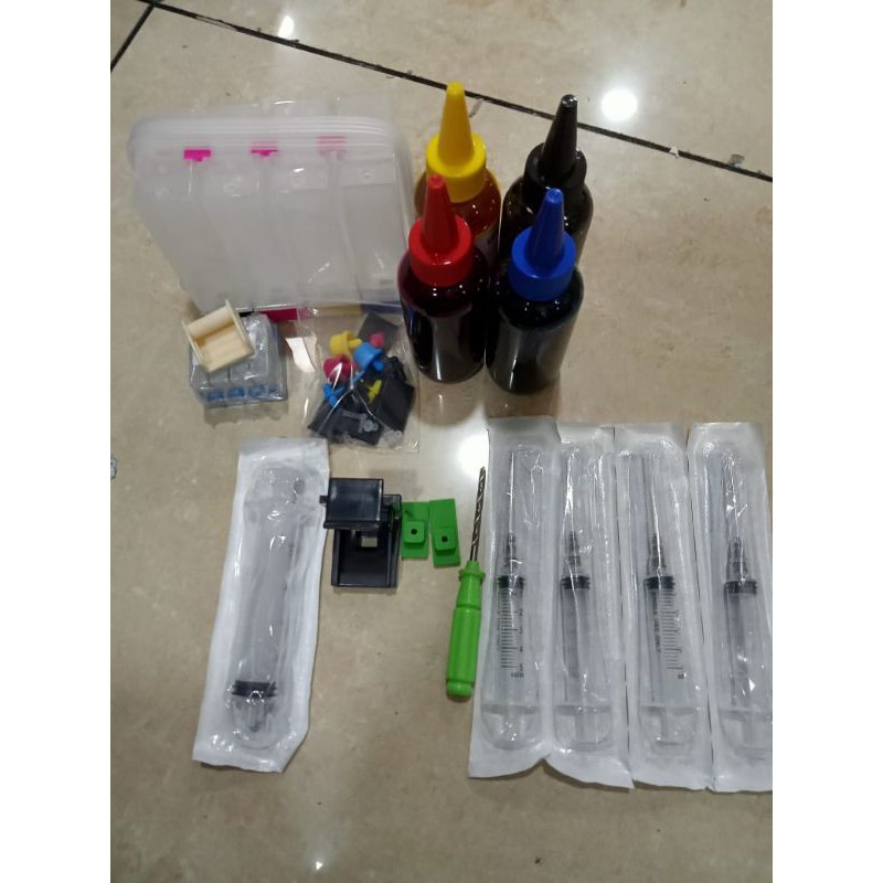 PAKET LENGKAP INFUS PRINTER CANON IP2770 MP237 MP287 TS307 TS207