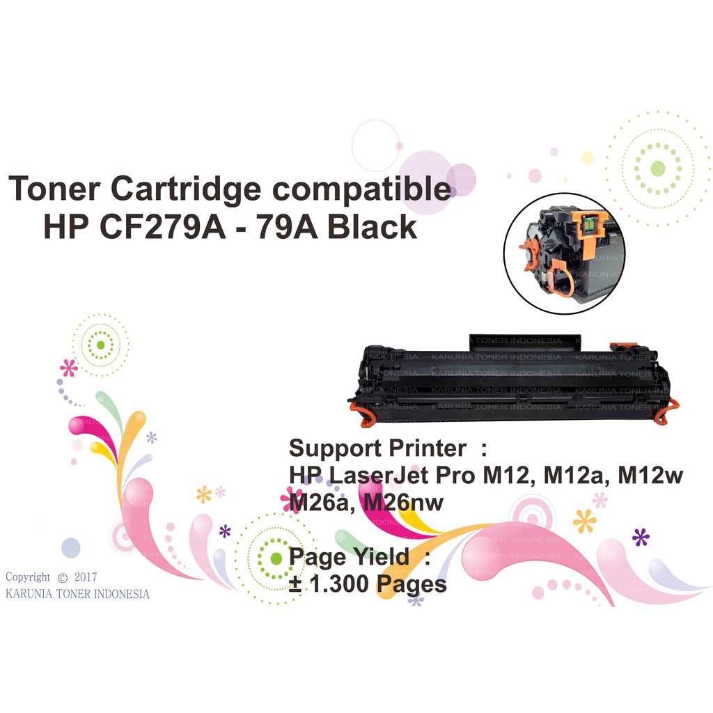 Toner cartridge compatible hp CF279A - 79A Black