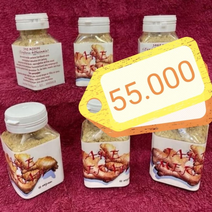 

Extract JAHE MERAH 100% MURNI (TANPA CAMPURAN & TANPA GULA) (BERKUALITAS)