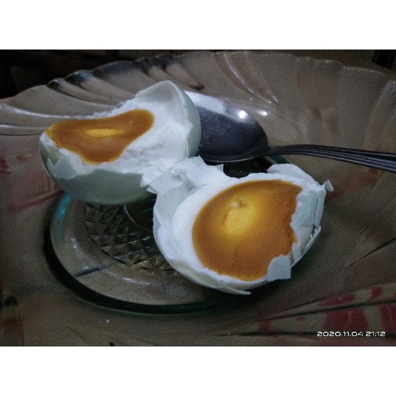 

TELUR ASIN Matang ORGANIK MASIR 1 pack ISI 10 /SALTED EGG/ khas Malang