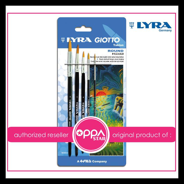 

Promo Lyra Brush Art Round Set 5 Pcs Kuas Original